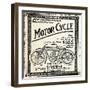 Motor Cycle-null-Framed Giclee Print