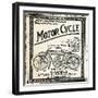 Motor Cycle-null-Framed Giclee Print