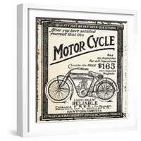 Motor Cycle-null-Framed Giclee Print