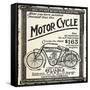 Motor Cycle-null-Framed Stretched Canvas