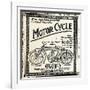 Motor Cycle-null-Framed Giclee Print