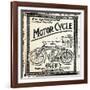 Motor Cycle-null-Framed Giclee Print