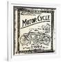 Motor Cycle-null-Framed Giclee Print