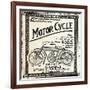 Motor Cycle-null-Framed Giclee Print