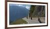 Motor cyclists on the Pass above Martigny, Switzerland, Europe-James Emmerson-Framed Photographic Print