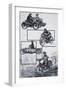 Motor Cyclists-Graham Coton-Framed Giclee Print