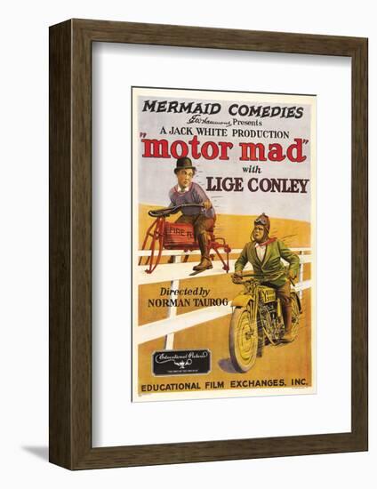 Motor Mad - 1924-null-Framed Giclee Print