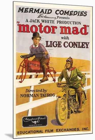 Motor Mad - 1924-null-Mounted Giclee Print