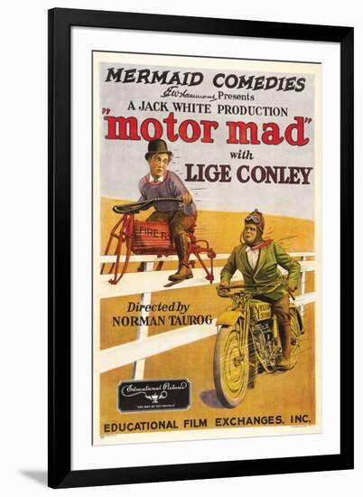 Motor Mad - 1924-null-Framed Giclee Print