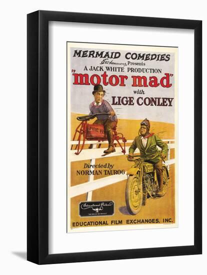 Motor Mad - 1924-null-Framed Giclee Print