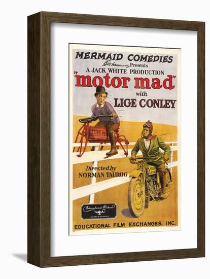 Motor Mad - 1924-null-Framed Giclee Print