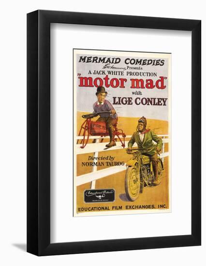 Motor Mad - 1924-null-Framed Giclee Print