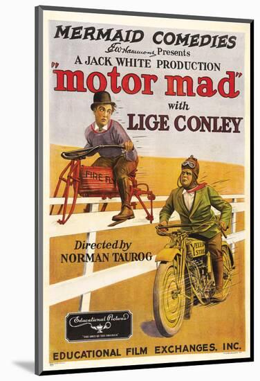 Motor Mad - 1924-null-Mounted Giclee Print