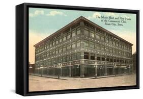 Motor Mart, Commercial Club, Sioux City-null-Framed Stretched Canvas