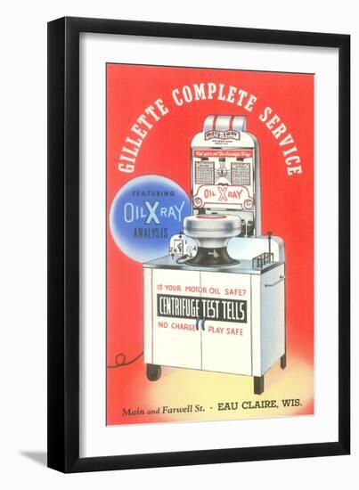 Motor Oil Testing Machine-null-Framed Art Print