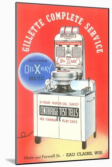 Motor Oil Testing Machine-null-Mounted Art Print