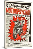 MOTOR PSYCHO, 1965-null-Mounted Art Print