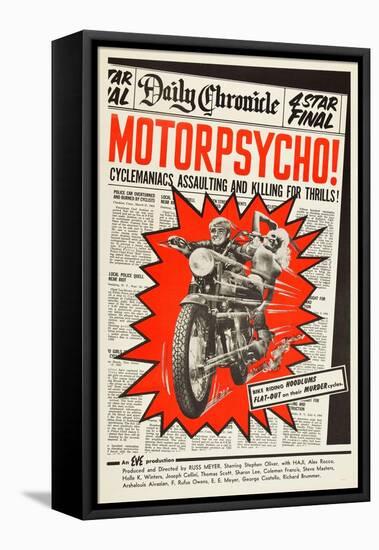 MOTOR PSYCHO, 1965-null-Framed Stretched Canvas