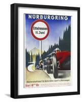 Motor Racing 1930s-null-Framed Premium Giclee Print