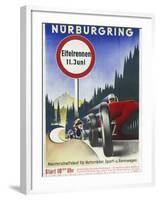 Motor Racing 1930s-null-Framed Giclee Print