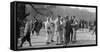 Motor racing meeting at Donington Park, Leicestershire, late 1930s-Bill Brunell-Framed Stretched Canvas