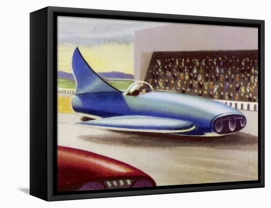 Motor Racing with Atom-Powered Vehicles-null-Framed Stretched Canvas