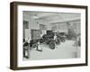 Motor Room, Wandsworth Technical Institute, London, 1937-null-Framed Premium Photographic Print