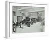 Motor Room, Wandsworth Technical Institute, London, 1937-null-Framed Premium Photographic Print