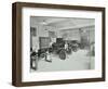 Motor Room, Wandsworth Technical Institute, London, 1937-null-Framed Photographic Print