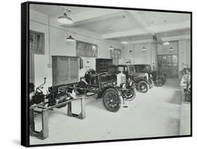 Motor Room, Wandsworth Technical Institute, London, 1937-null-Framed Stretched Canvas