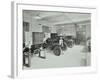 Motor Room, Wandsworth Technical Institute, London, 1937-null-Framed Photographic Print