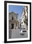 Motor Scooter and Cattedrale Di San Cataldo in Taranto, Basilicata, Italy, Europe-Martin-Framed Photographic Print