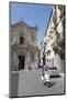 Motor Scooter and Cattedrale Di San Cataldo in Taranto, Basilicata, Italy, Europe-Martin-Mounted Photographic Print