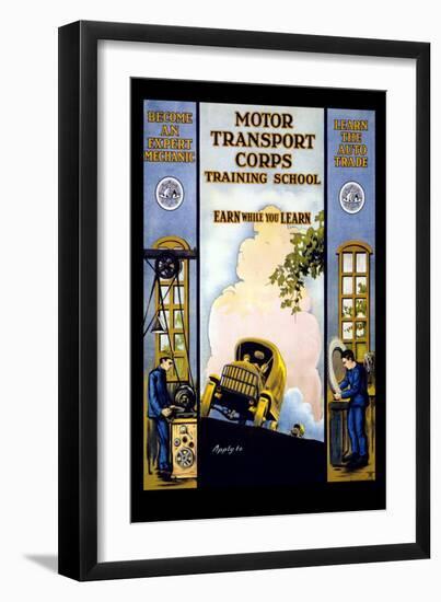 Motor Transport Corps-E.r. Euler-Framed Art Print