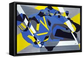 Motorbike 1-Olivia Davis-Framed Stretched Canvas