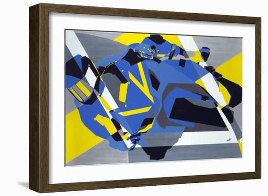 Motorbike 1-Olivia Davis-Framed Giclee Print