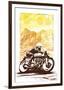 Motorbike-Hens Teeth-Framed Giclee Print