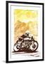 Motorbike-Hens Teeth-Framed Giclee Print