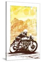 Motorbike-Hens Teeth-Framed Stretched Canvas