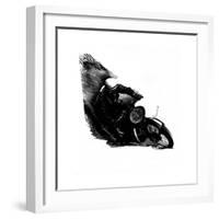 Motorbike-Fran Sutton-Framed Giclee Print