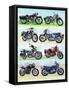 Motorbikes, 2007-Alex Williams-Framed Stretched Canvas
