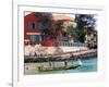 Motorboat Launching from a Dakar Beach, Senegal-Janis Miglavs-Framed Photographic Print