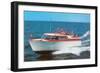 Motorboat-null-Framed Art Print