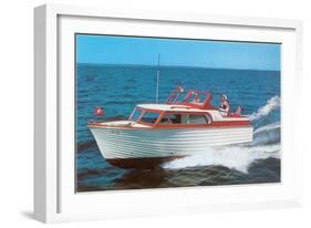 Motorboat-null-Framed Art Print