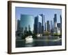 Motorboats in a River, Chicago River, Chicago, Cook County, Illinois, USA 2010-null-Framed Photographic Print