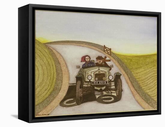 Motorcar, 1985-Gillian Lawson-Framed Stretched Canvas