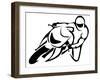 Motorcicle Driver-lapencia-Framed Art Print