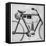 Motorcycle, 1895-null-Framed Stretched Canvas