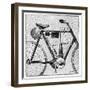 Motorcycle, 1895-null-Framed Giclee Print