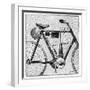 Motorcycle, 1895-null-Framed Giclee Print